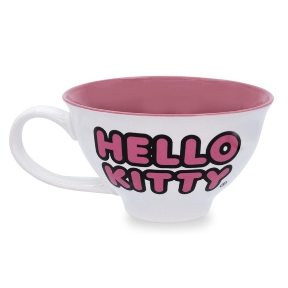 Hello Kitty Ceramic Teacup and Saucer Set - Picture 3 of 5